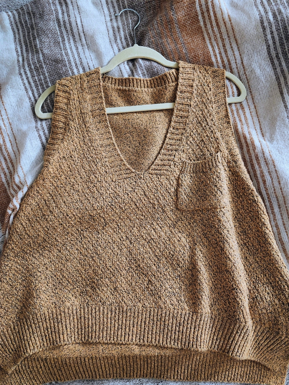 Neutral Soft Layering Vest One Size - Boho, Coachella, Date Night, Festival - Picture 5 of 6